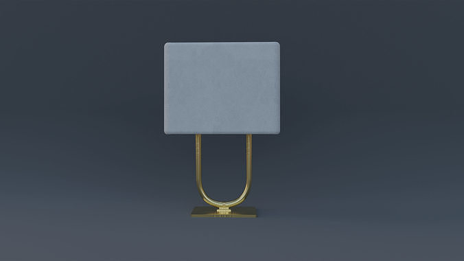 Bedside Lamp U Bengala Low-poly 3D model