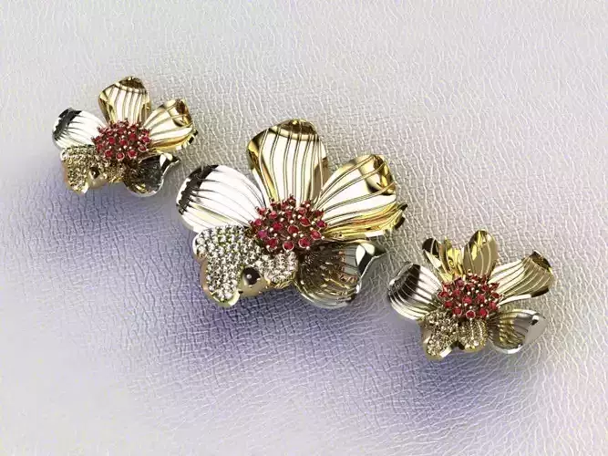 Set S 5 pendant and earring