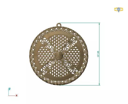 Large Pendants 3DM File 2 3D print model_0