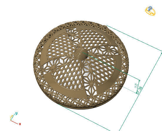 Large Pendants 3DM File 2 3D print model_1