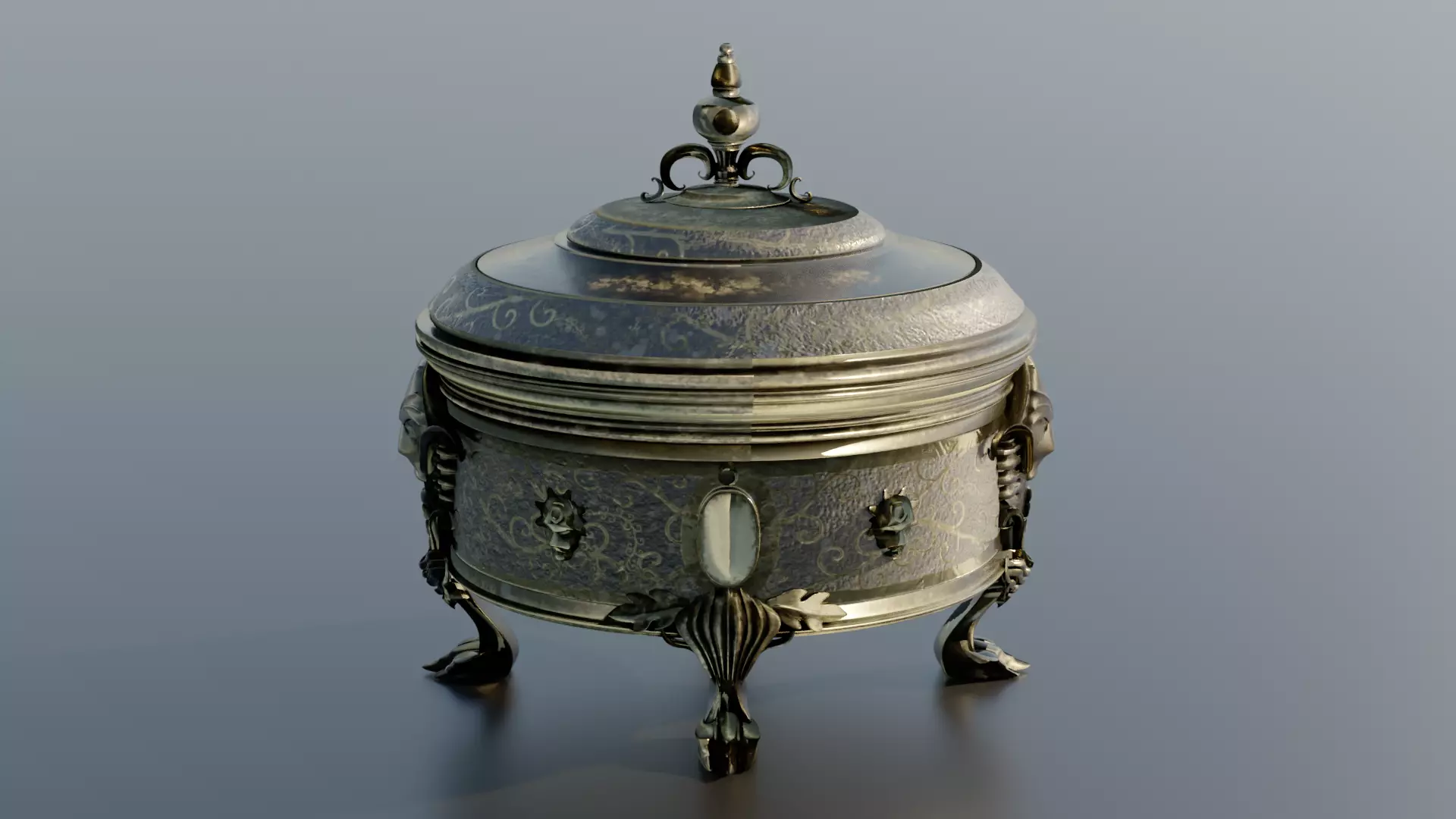 Sugar Bowl 3D Model - Free High-Poly with Texture Free 3D model