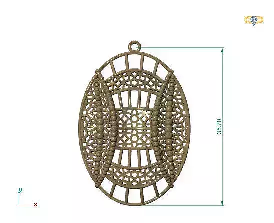 Large Pendants 3DM File 16