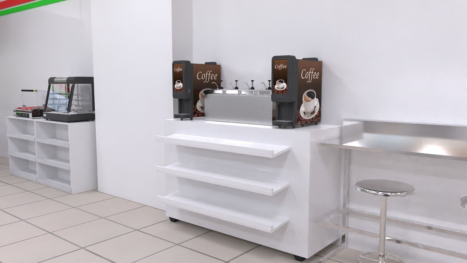 Seven Eleven - Convenience Store 2 3D model_6