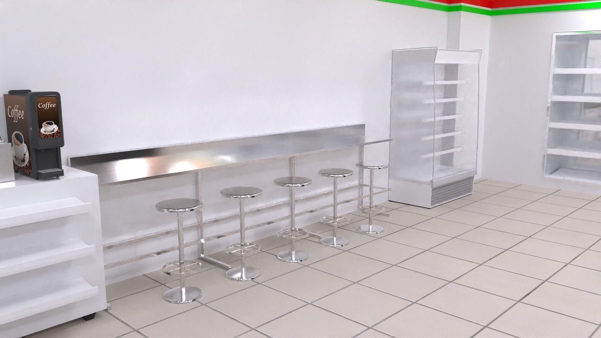 Seven Eleven - Convenience Store 2 3D model_7