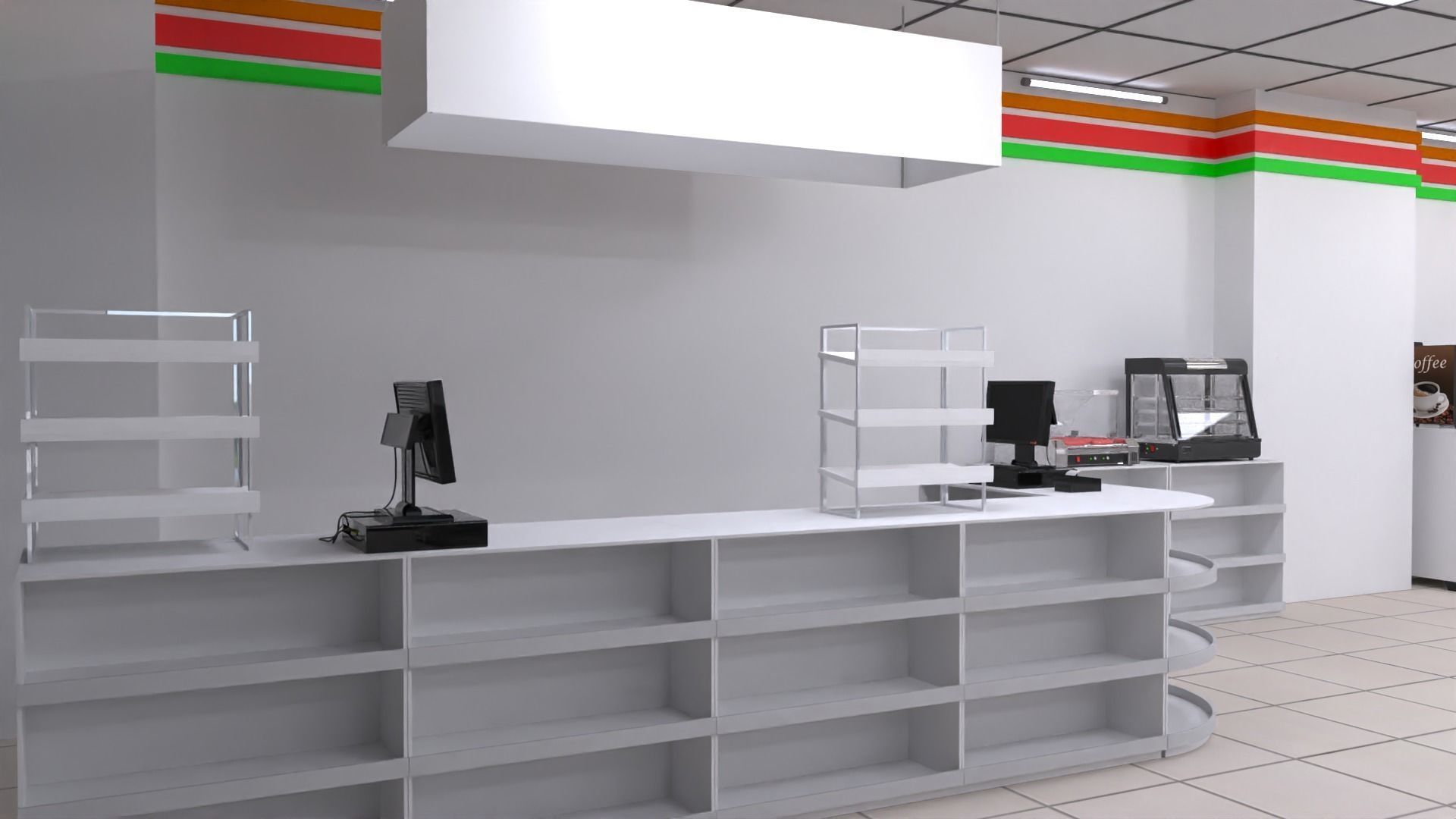 Seven Eleven - Convenience Store 2 3D model_4