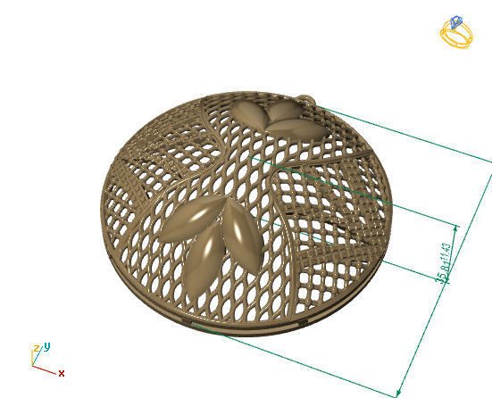 Large Pendants 3DM File 15 3D print model_1