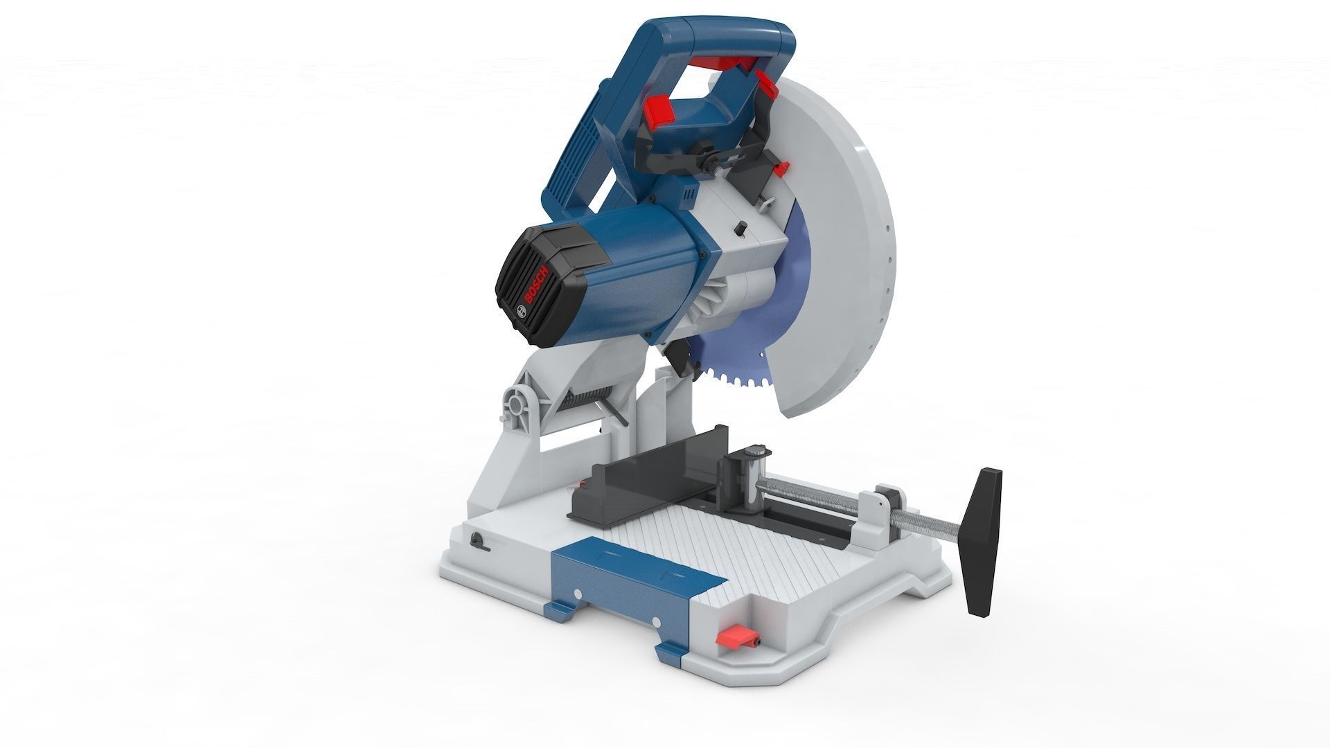 Iron Chop Saw  3D model_22