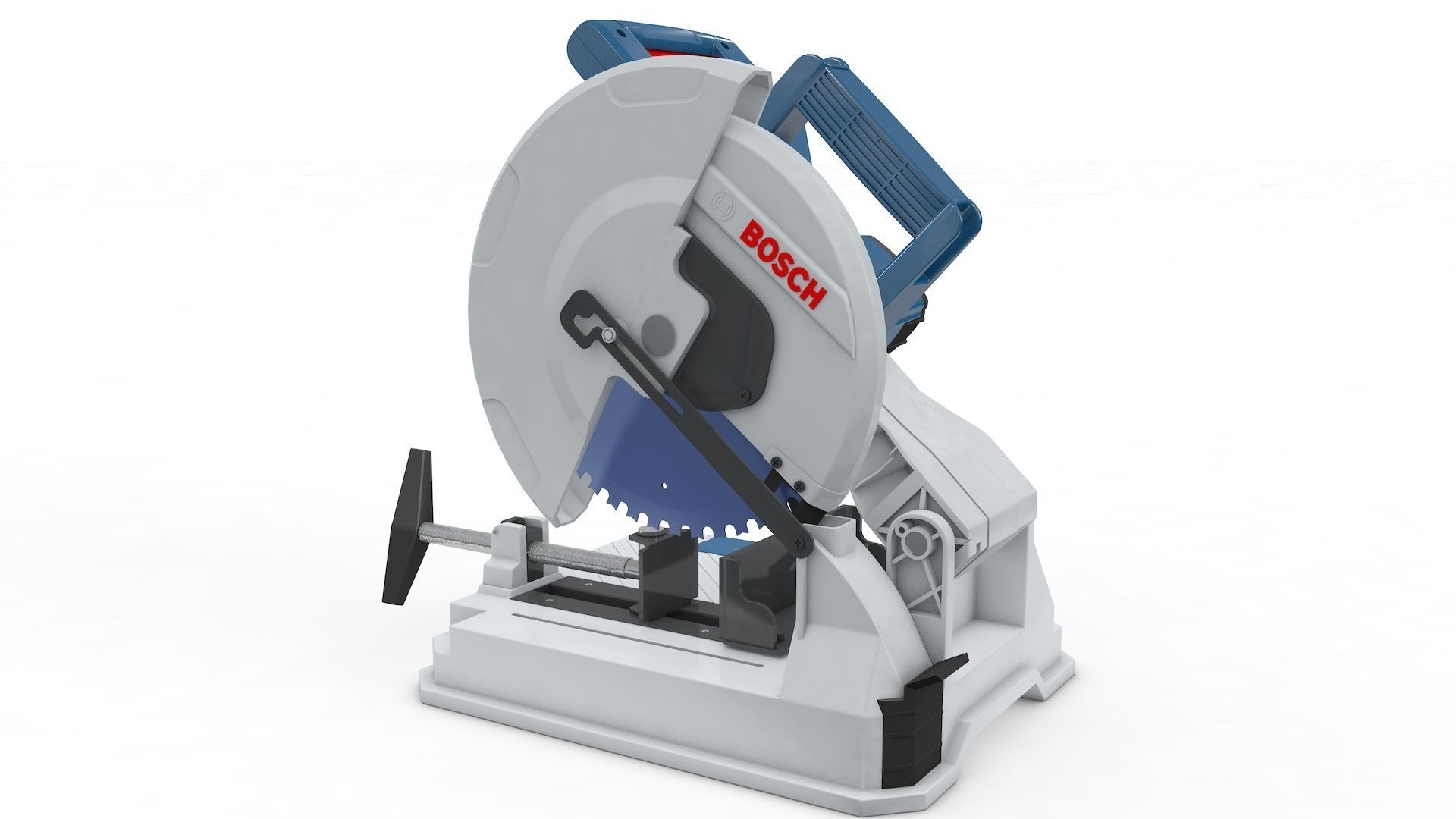 Iron Chop Saw  3D model_2
