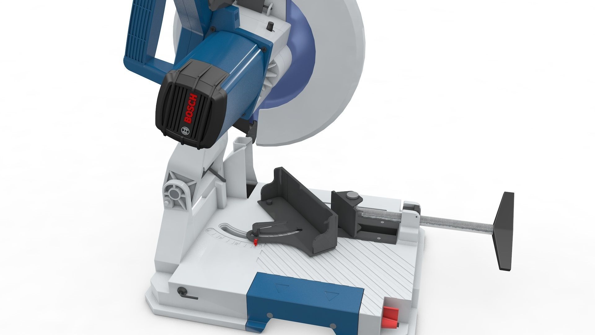 Iron Chop Saw  3D model_23