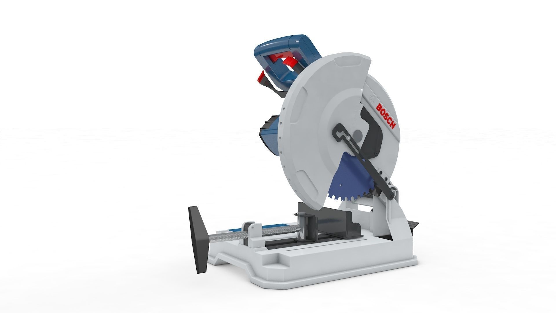 Iron Chop Saw  3D model_8