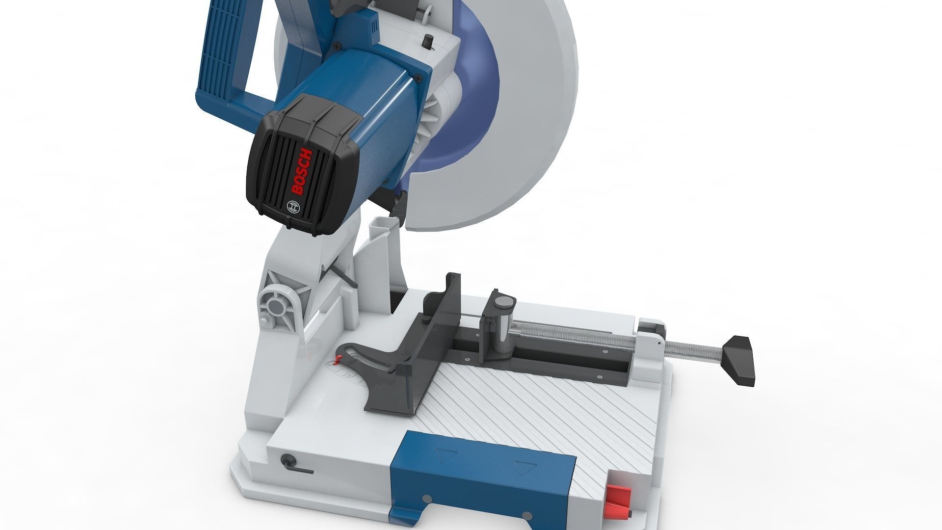 Iron Chop Saw  3D model_12