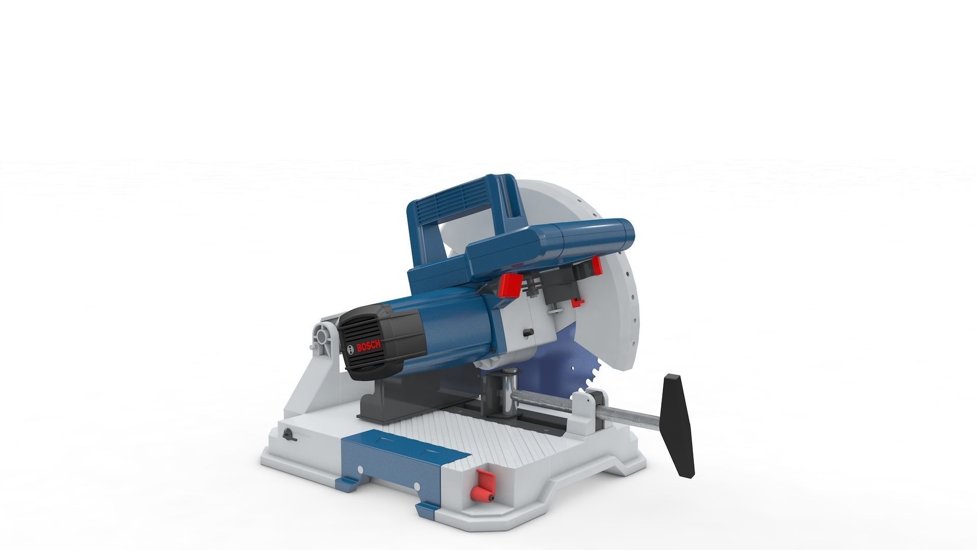 Iron Chop Saw  3D model_10