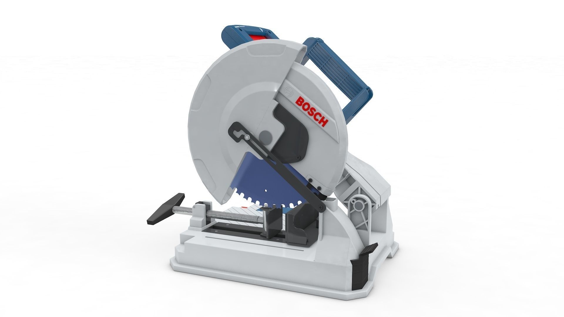 Iron Chop Saw  3D model_16