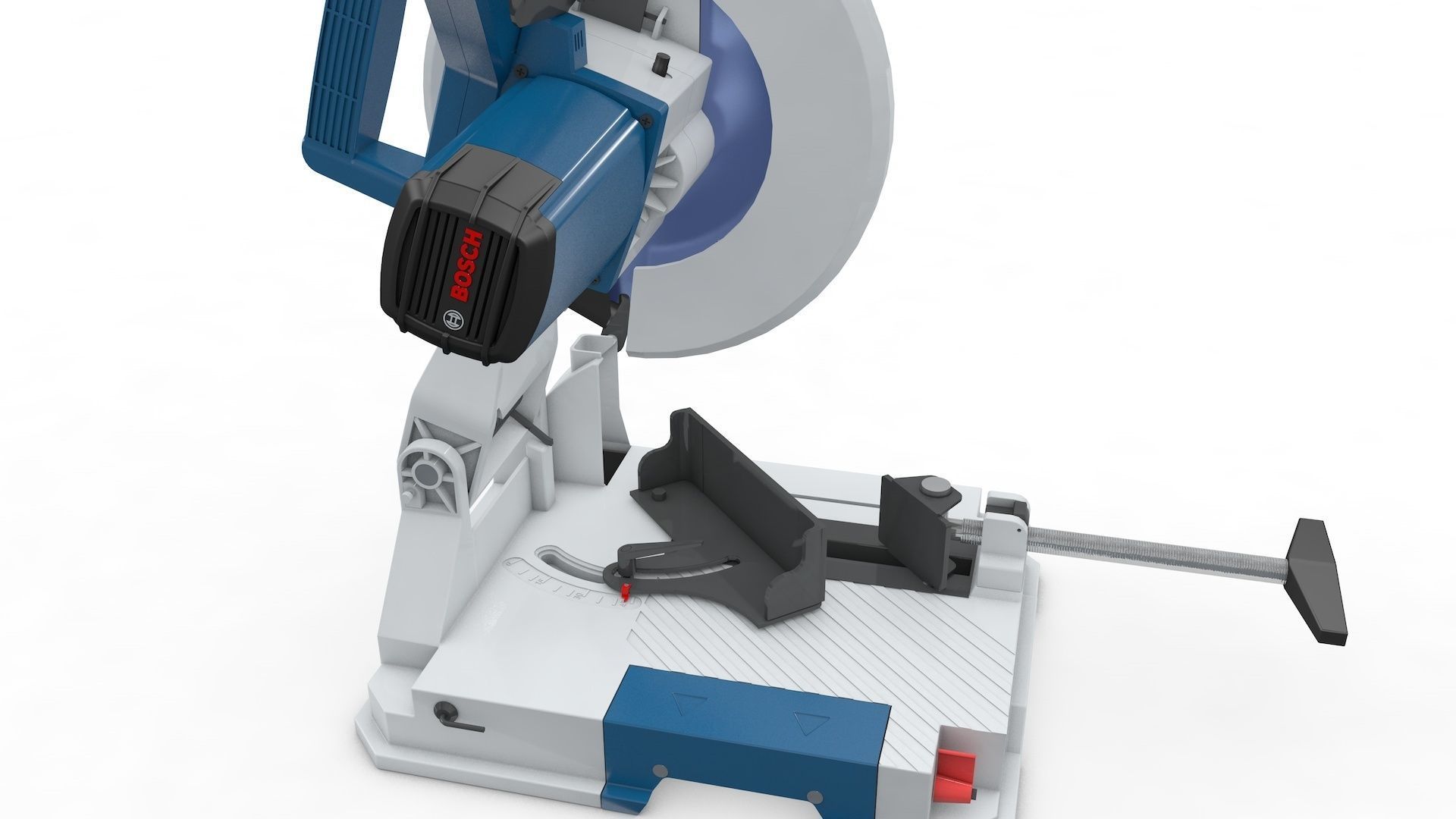 Iron Chop Saw  3D model_15