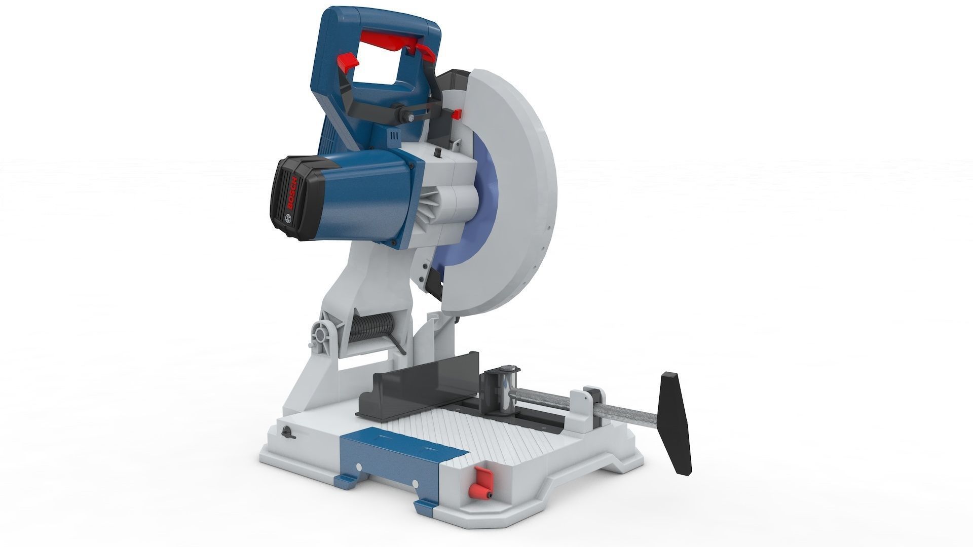 Iron Chop Saw  3D model_5