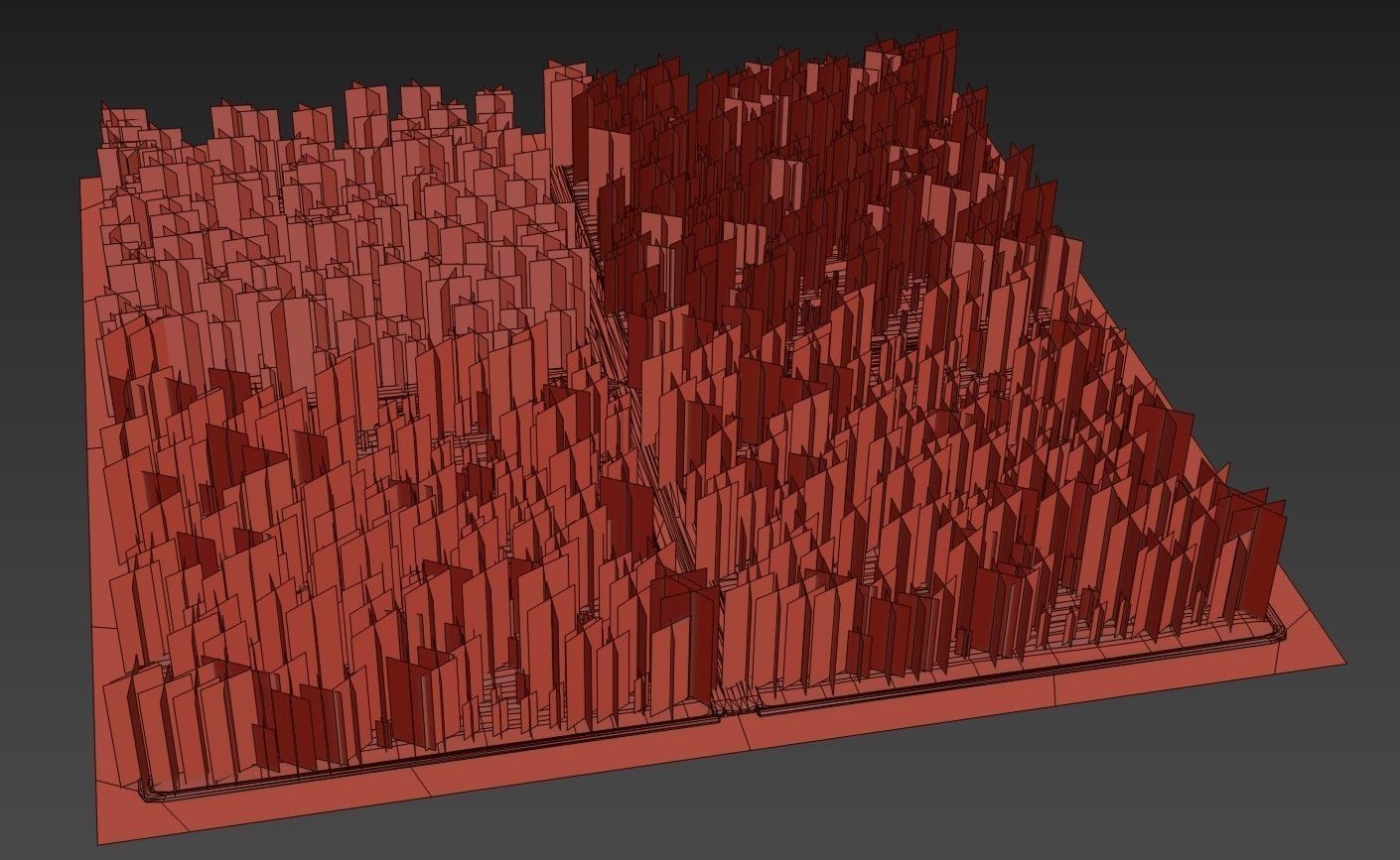 Corn Farm Low-poly 3D model_15