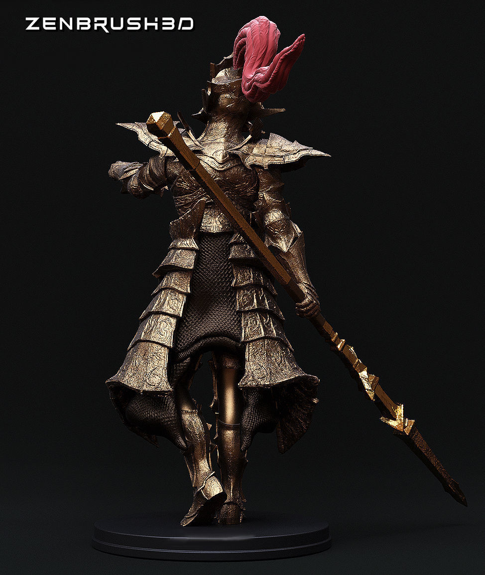 DRAGON SLAYER ORNSTEIN  DARKSOUL 3D print model_1