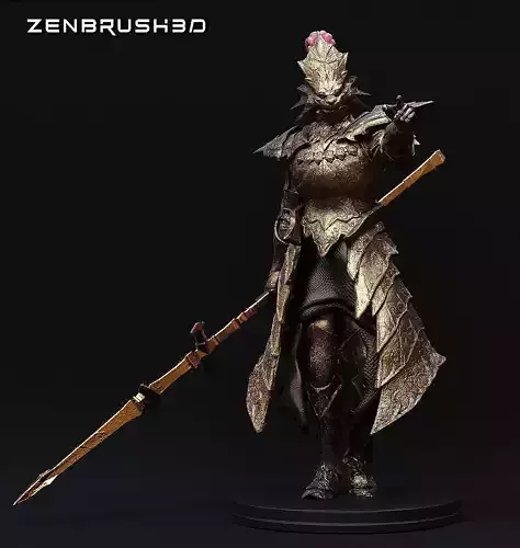 DRAGON SLAYER ORNSTEIN  DARKSOUL 3D print model