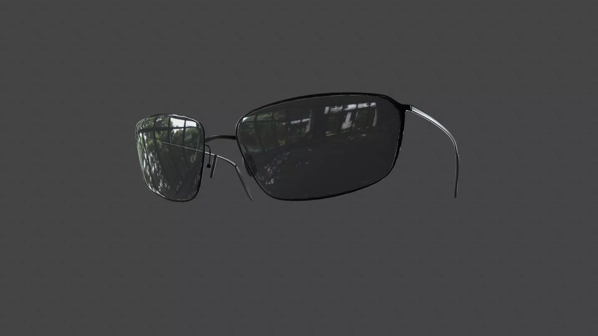 GLSS-004 Sunglasses Low-poly 3D model