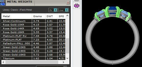 Round Engagement Diamond Ring 3D print model_4