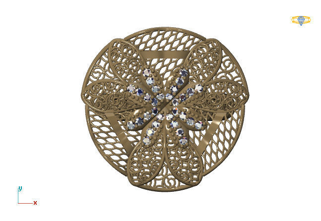 Fusion Ring Group 3DM Model 99 3D print model_1