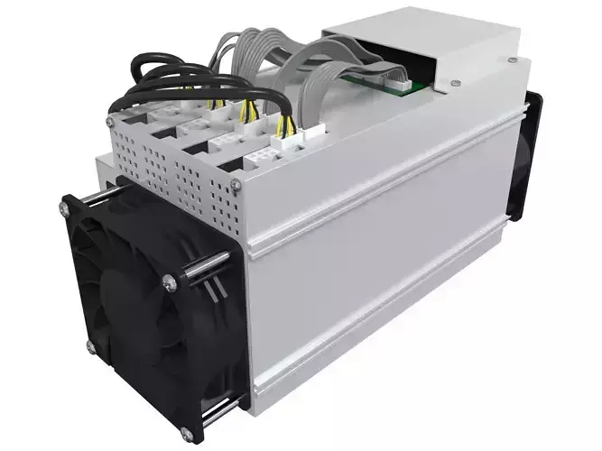 Cryptocurrency Miner 3D model