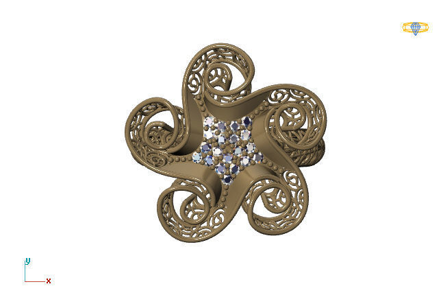 Fusion Ring Group 3DM Model 97 3D print model_1