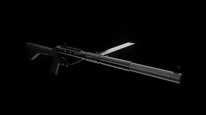STEN Modified V2 Free 3D model