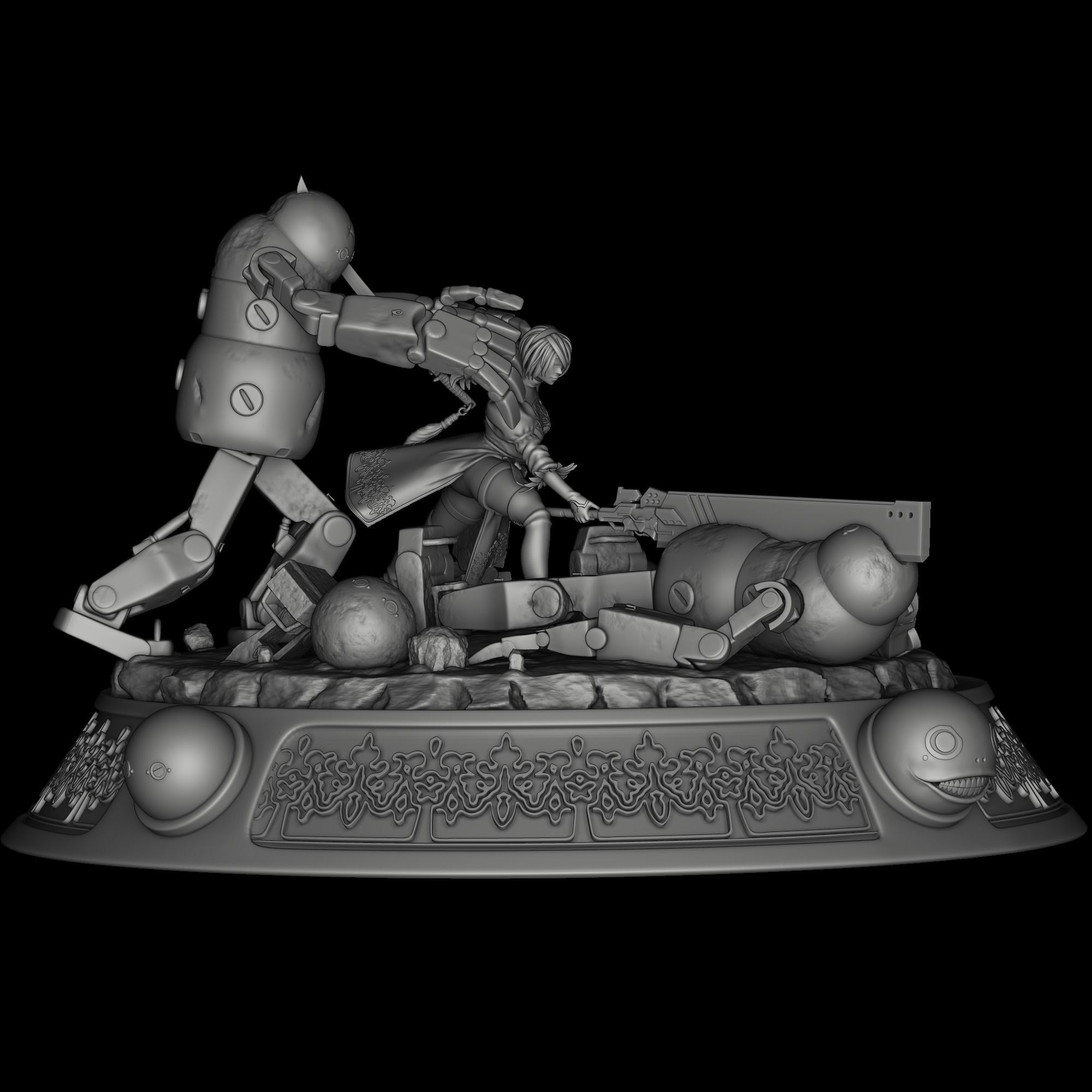 2B - Nier Automata  3D print model_10