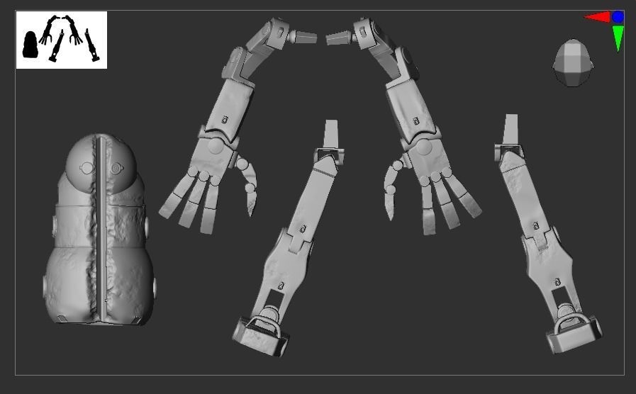 2B - Nier Automata  3D print model_17