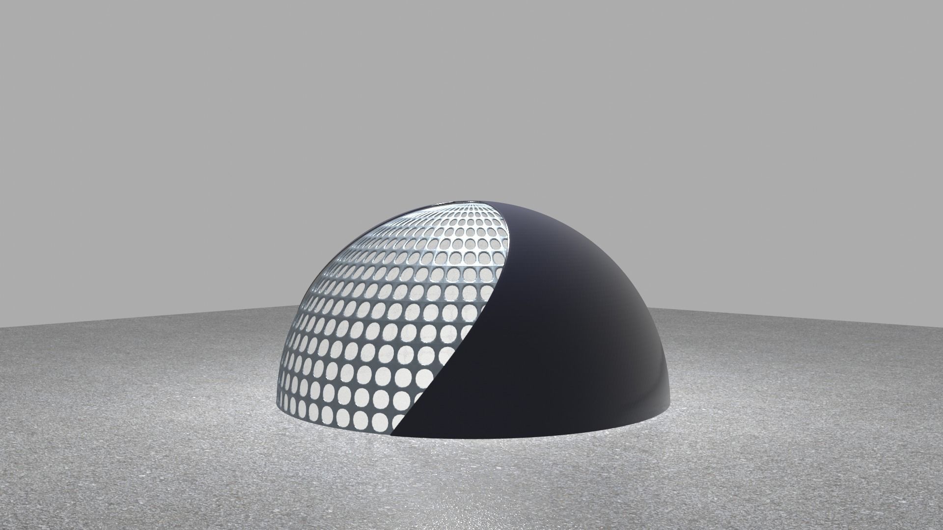 Dome Building 3D model_10