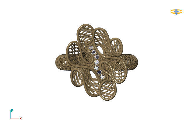 Fusion Ring Group 3DM Model 90 3D print model_1