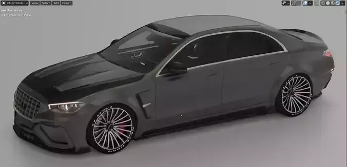 Mercedes Benz S500 Custom Bodykit