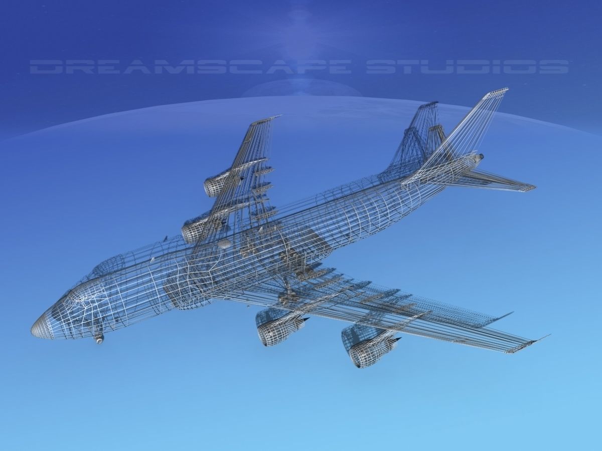 Space Shuttle Enterprise Transport  MP 2-2 747  3D model_21