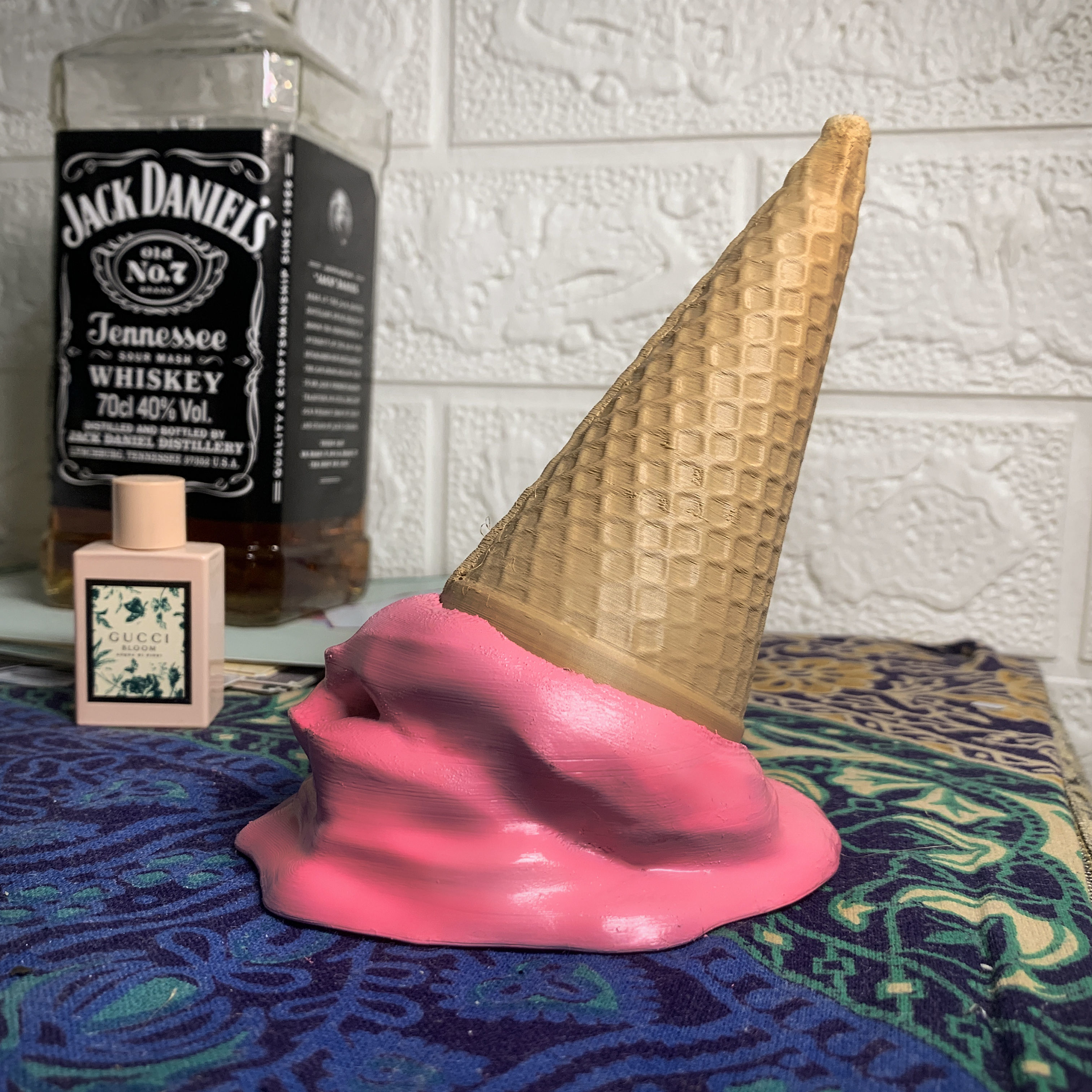  melting ice cream 3D print model_2