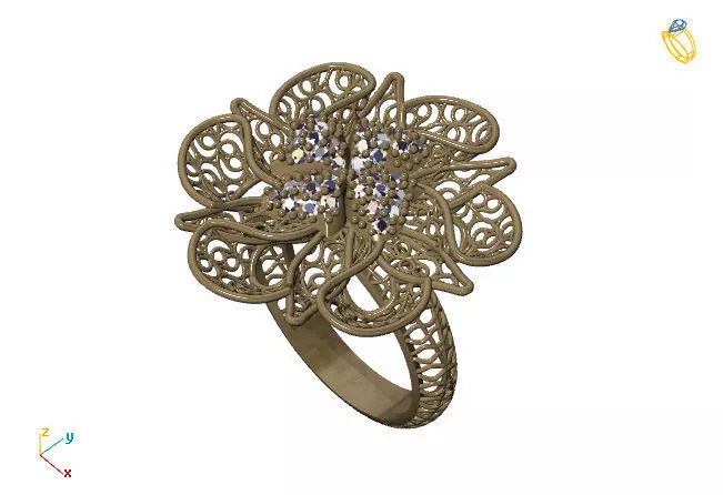 Fusion Ring Group 3DM Model 76 3D print model_0