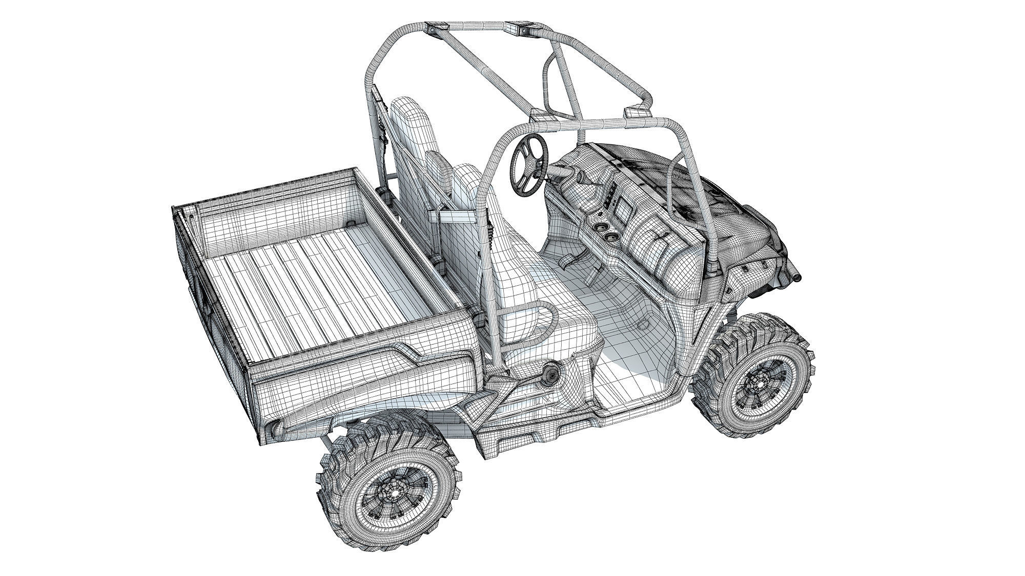 UTV Utility Vehicle 3D model_15