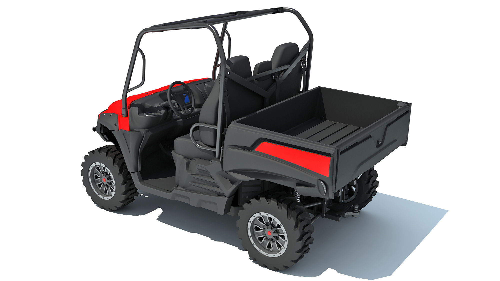 UTV Utility Vehicle 3D model_2