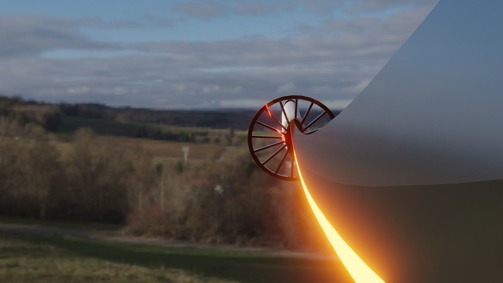 KATANA samurai sword Low-poly 3D model_5