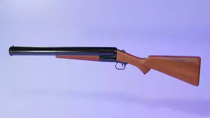 Gun 3d Model shotgun