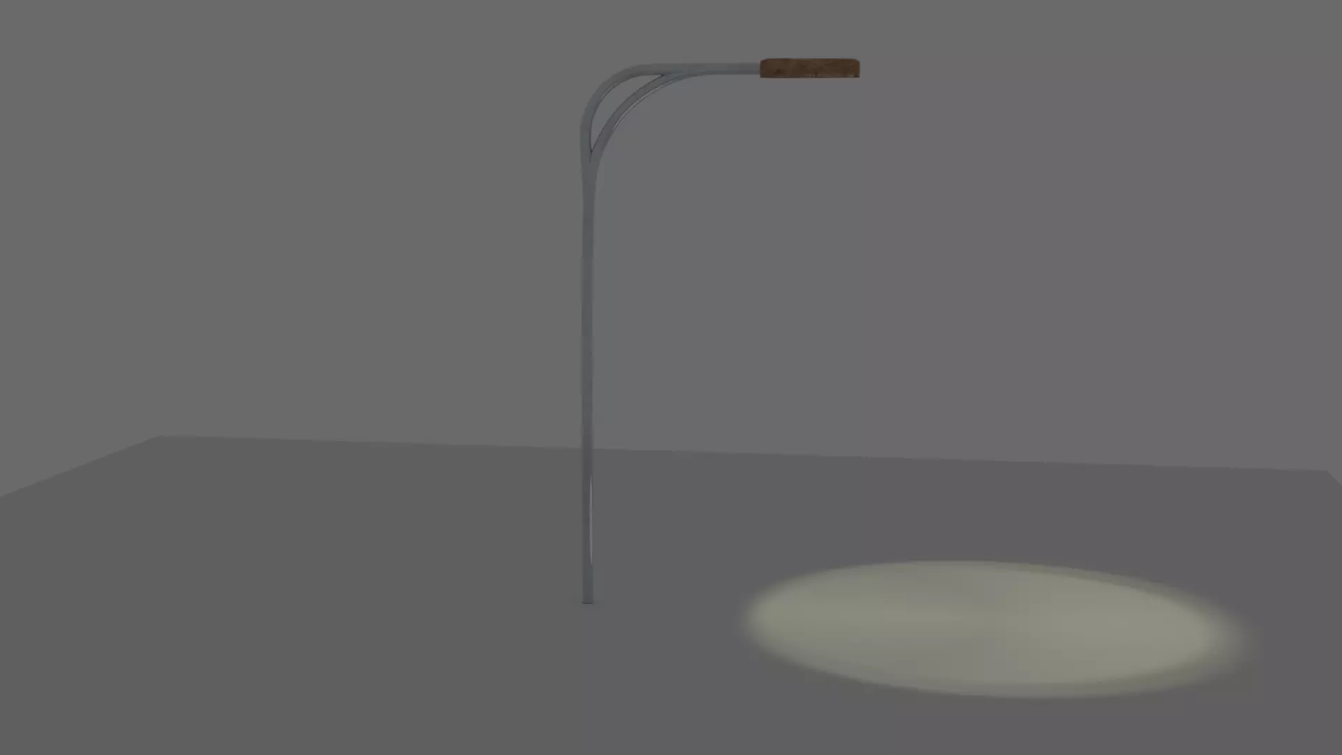Street light pole Free 3D model_0
