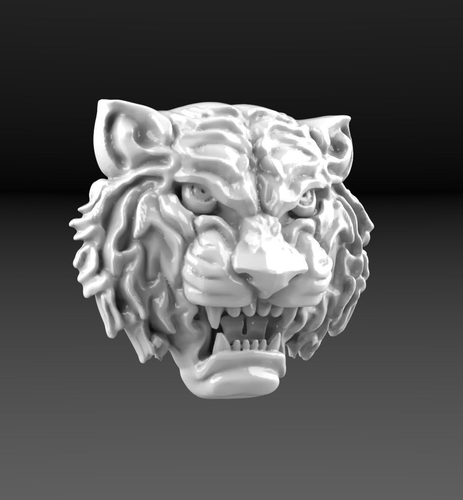 Tiger 3D print model 3D print model