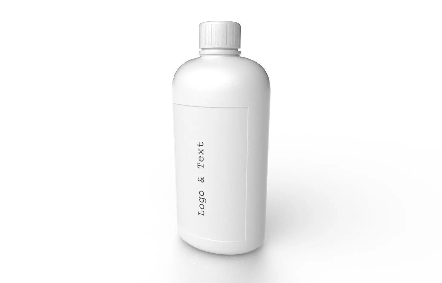 Bottle M11 Low-poly 3D model_0