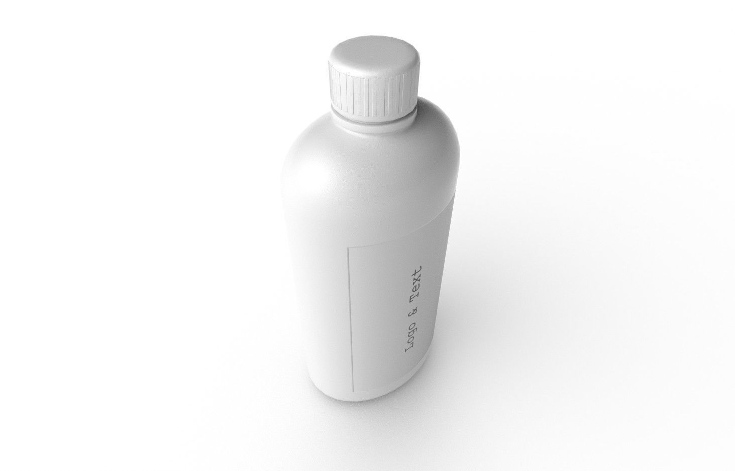 Bottle M11 Low-poly 3D model_4