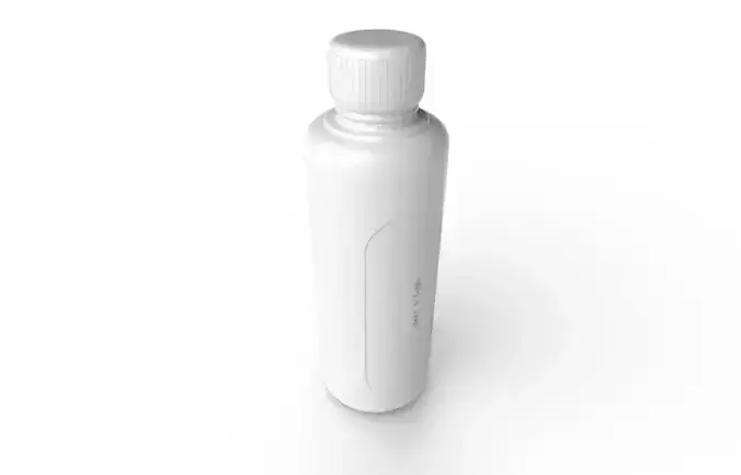 Bottle M12 Low-poly 3D model