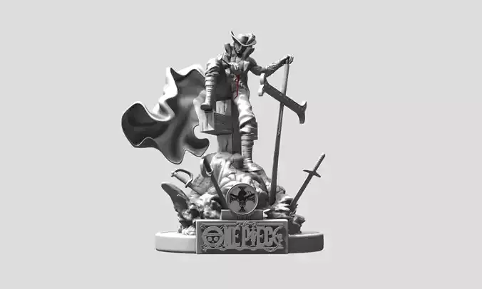 DRACULE MIHAWK ONE PIECE - 3D PRINTING