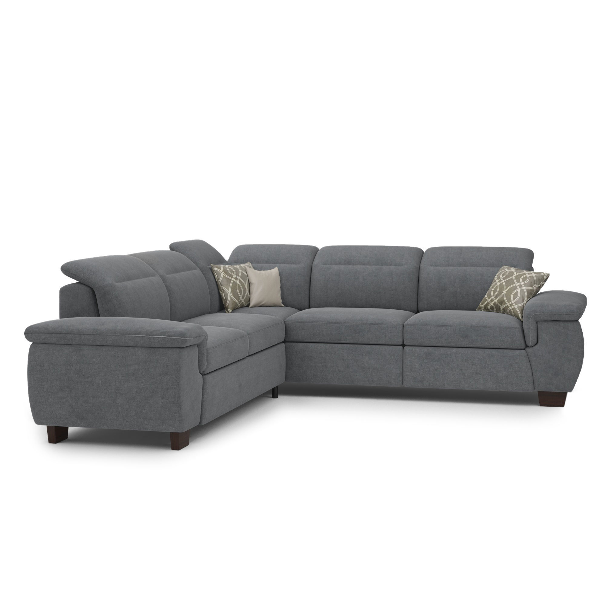 Miramar Fabric Power Sectional Sofa 3D model_6