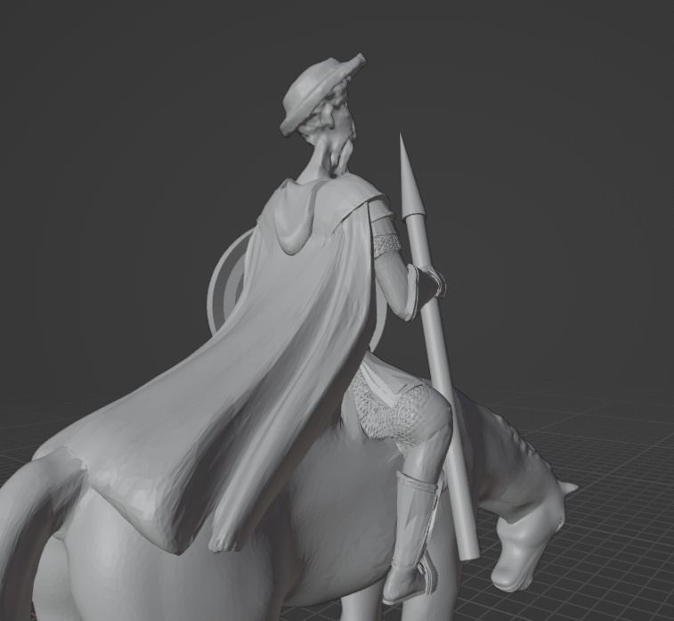 Don Quixote 3D print model_29