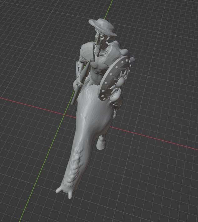 Don Quixote 3D print model_4