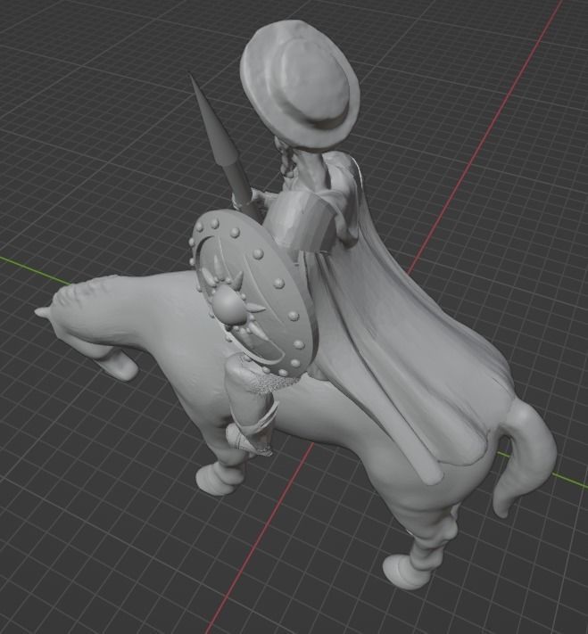 Don Quixote 3D print model_5